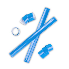 Reflexband für Werbungszwecke - MITTELBLAU